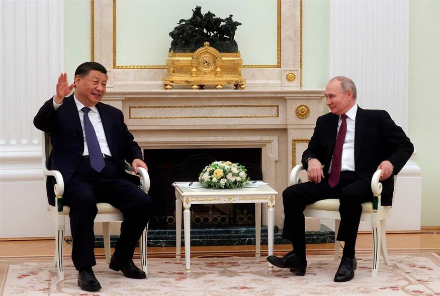 Συνάντηση Σι Τζιπίνγκ- Πούτιν/ AP