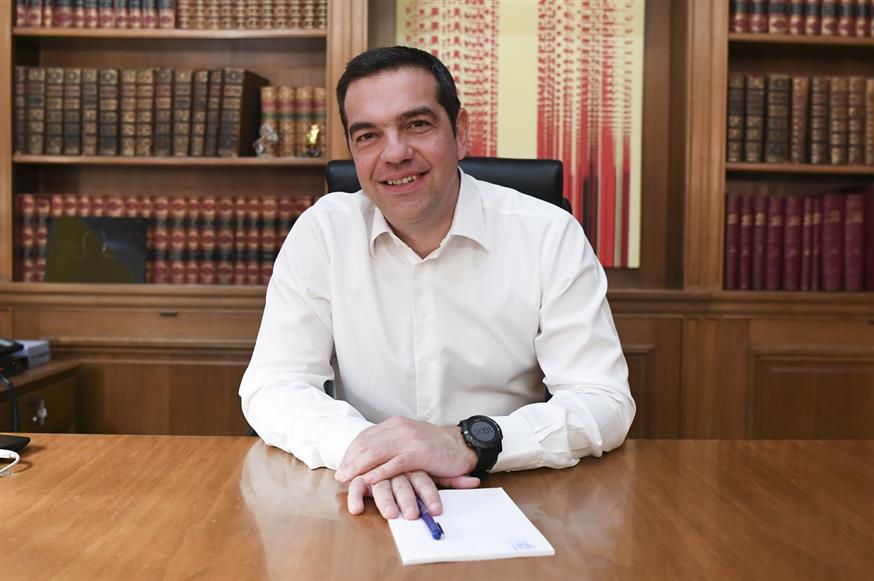 Ο πρωθυπουργός Αλέξης Τσίπρας (INTIME/Μιχάλης Βαρακλάς)