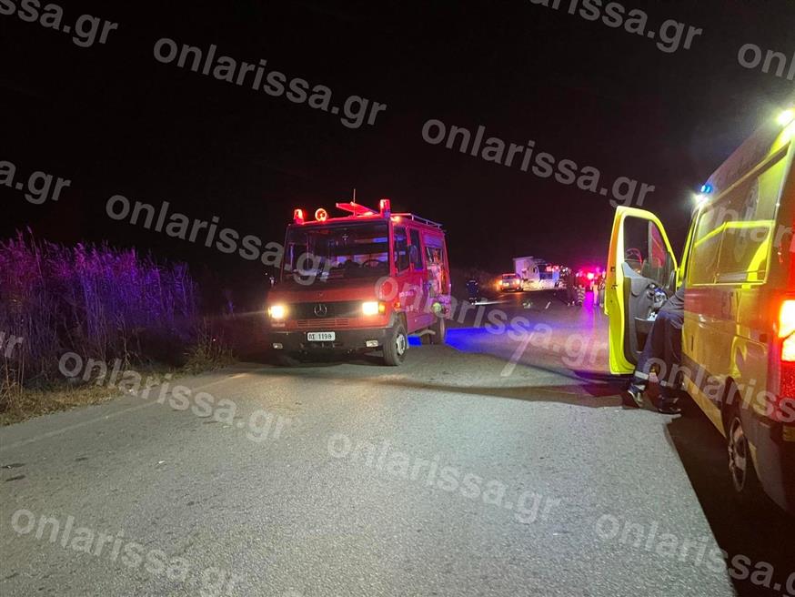 Τροχαίο στη Λάρισα/onlarissa.gr