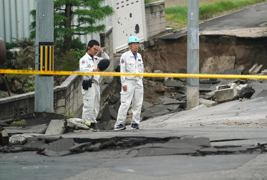 Σεισμός Ιαπωνία (φωτογραφία αρχείου - AP Photo/Eugene Hoshiko)