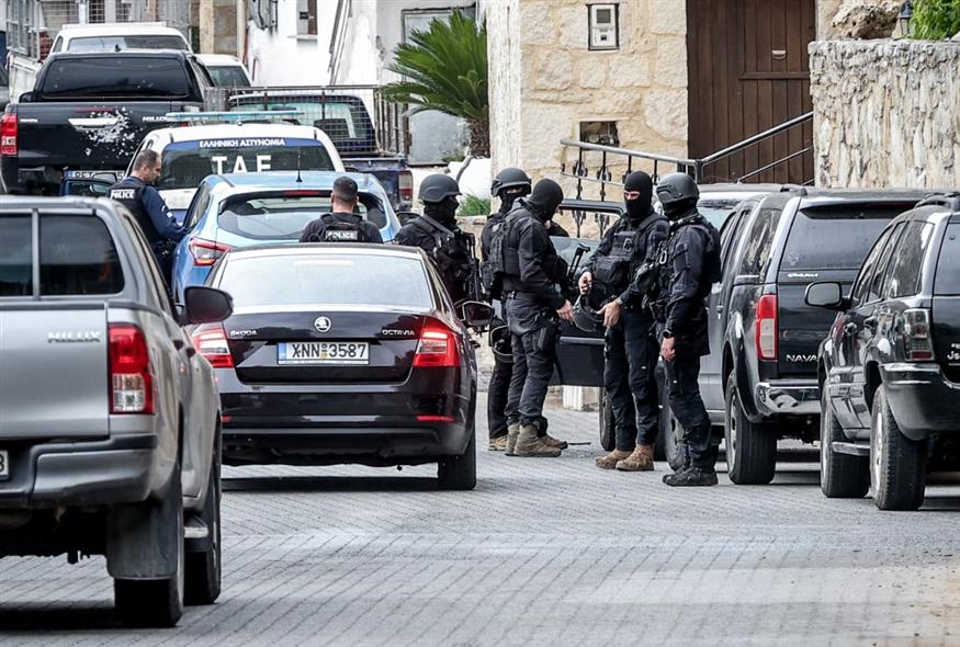 Αστυνομικοί στα Βορίζια (ΣΤΕΦΑΝΟΣ ΡΑΠΑΝΗΣ / EUROKINISSI)