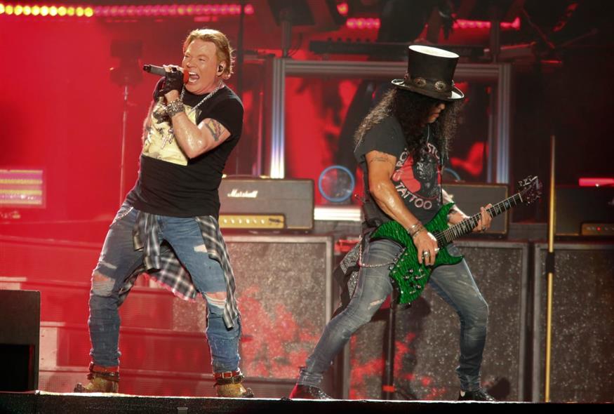 Guns N' Roses (Copyright: Jack Plunkett/Invision/AP)
