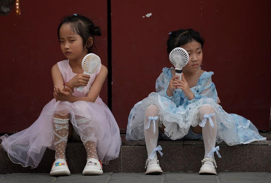 Καύσωνας Κίνα (AP Photo/Andy Wong, File)