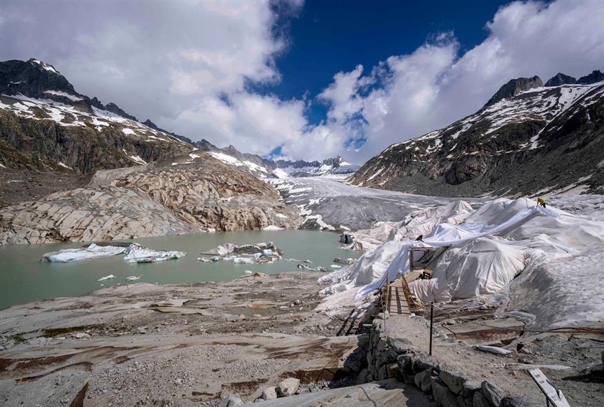 Παγετώνες στην Ελβετία (AP Photo/Matthias Schrader)