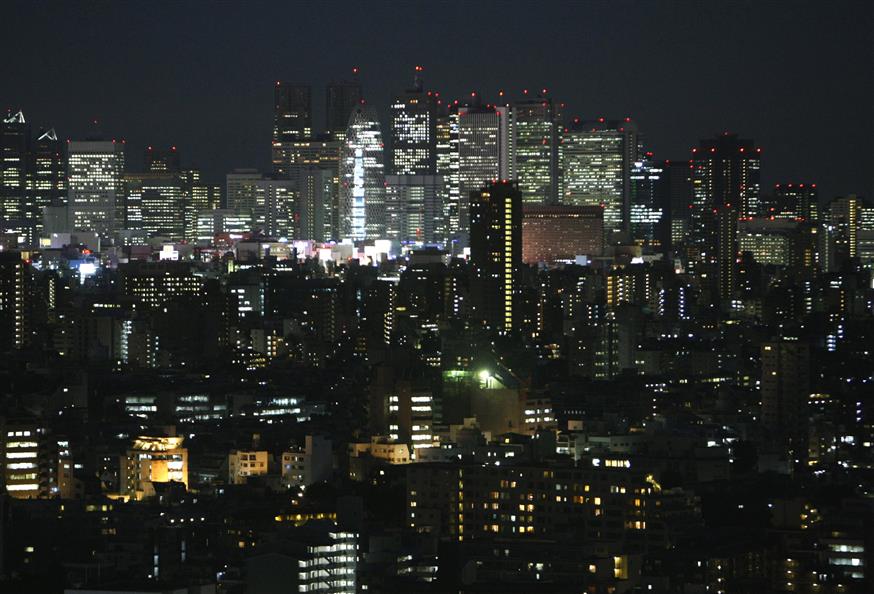 Το Τόκιο παραμένει με διαφορά η πολυπληθέστερη πόλη του πλανήτη (AP Photo/Shizuo Kambayashi)