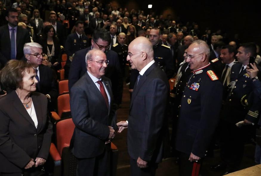 Στιγμιότυπο από την εκδήλωση εορτασμού (ΖΑΧΟΣ ΓΙΩΡΓΟΣ/INTIME NEWS)