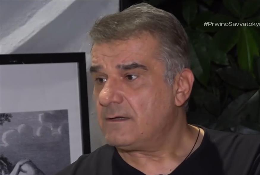 Ο Κώστας Αποστολάκης στην εκπομπή «Πρωινό Σαββατοκύριακο»