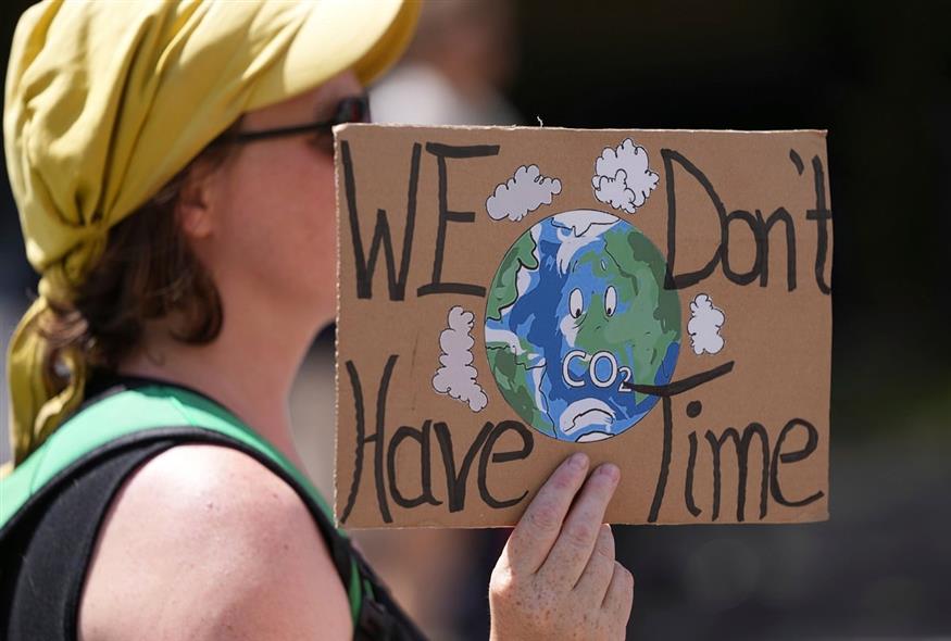 Διαδήλωση για την κλιματική αλλαγή   (AP Photo/Matthias Schrader)