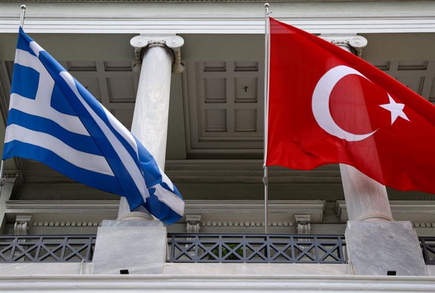 Σημαίες Ελλάδας και Τουρκίας/ EUROKINISSI/ΓΙΑΝΝΗΣ ΠΑΝΑΓΟΠΟΥΛΟΣ