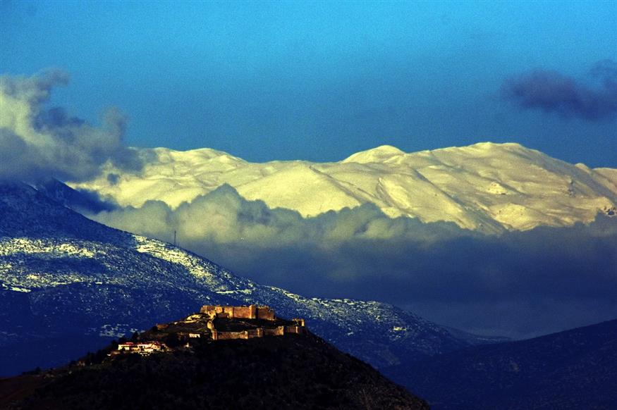 Χιόνια στα βουνά της Αργολίδας (Eurokinissi-ΠΑΠΑΔΟΠΟΥΛΟΣ ΒΑΣΙΛΗΣ)