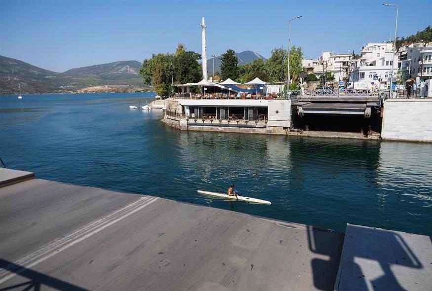 Η Γέφυρα του Ευρίπου (ΘΟΔΩΡΗΣ ΝΙΚΟΛΑΟΥ/EUROKINISSI)