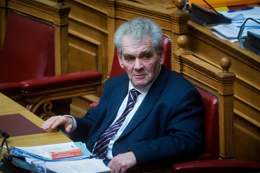 Ο πρώην υπουργός στη Βουλή για την υπόθεση Novartis (eurokinissi)