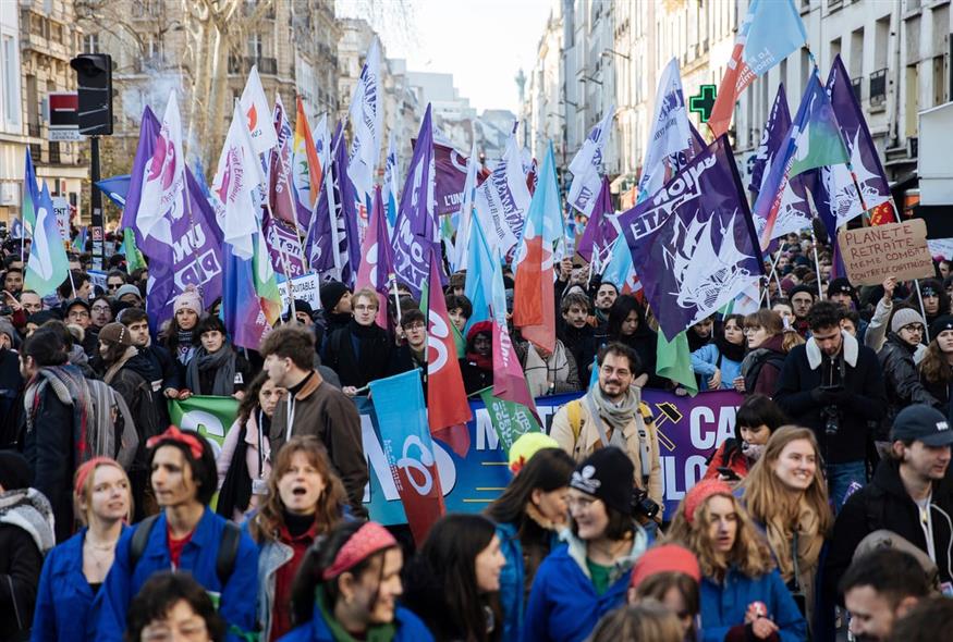 Γαλλία - Διαδηλώσεις το Σάββατο κατά του Συνταξιοδοτικού/ AP
