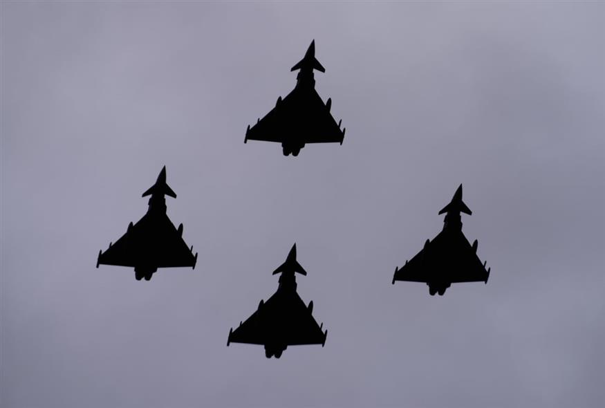 Eurofighters (AP Photo/Bernat Armangue)