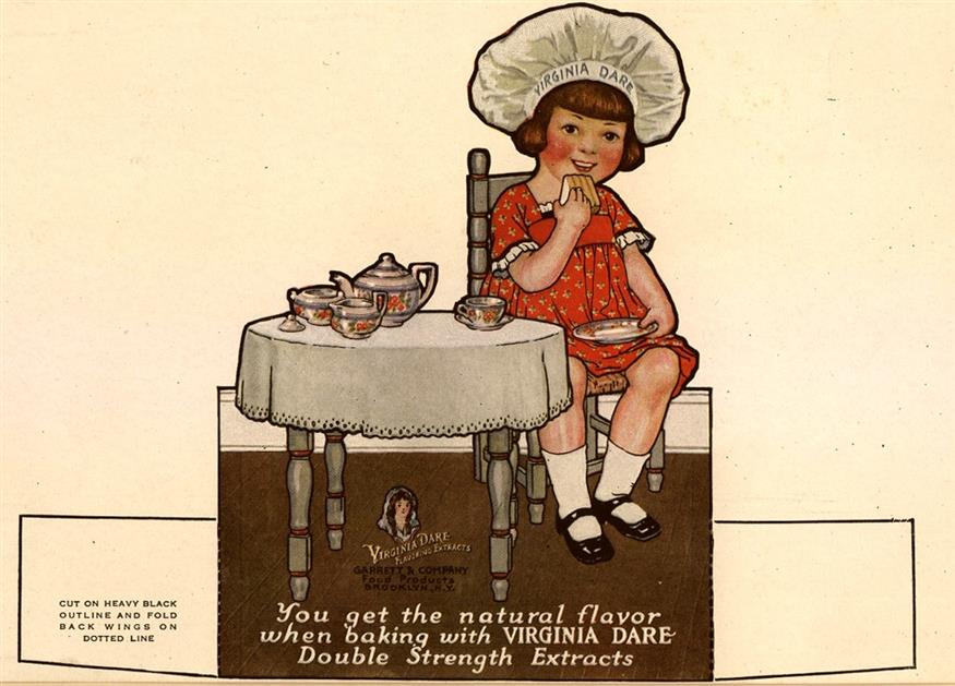 Η Βιρτζίνια Ντέαρ και πρωταγωνίστρια διαφήμισης...