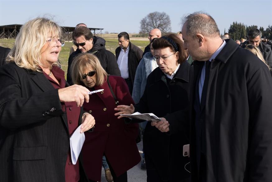 Στιγμιότυπο από τα εγκαίνια του αρχαιολογικού χώρου (ΑΧΙΛΛΕΑΣ ΧΗΡΑΣ/ΑΠΕ-ΜΠΕ) Στιγμιότυπο από τα εγκαίνια του αρχαιολογικού χώρου (ΑΧΙΛΛΕΑΣ ΧΗΡΑΣ/ΑΠΕ-ΜΠΕ)