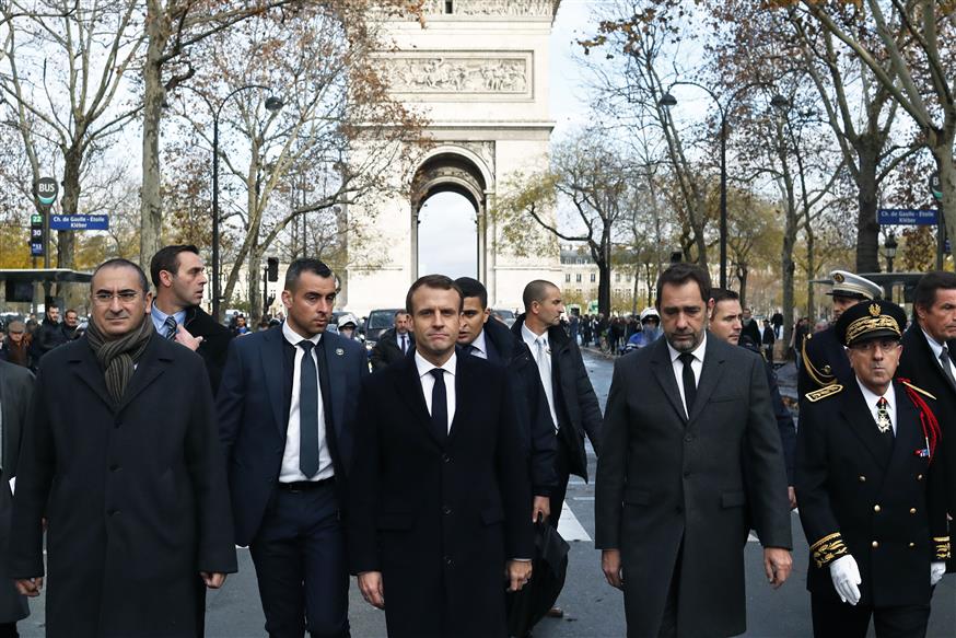 Emmanuel Macron/(AP Photo/Thibault Camus)