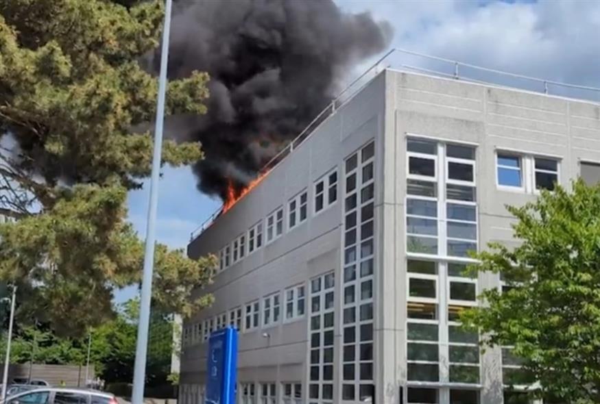 Δανία: Φωτιά σε κτίριο φαρμακευτικής εταιρίας στην Κοπεγχάγη (Χ)