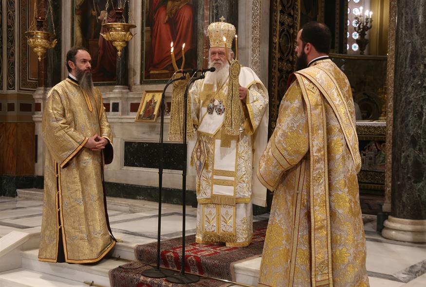 Αρχιεπίσκοπος Αθηνών και Πάσης Ελλάδος Ιερώνυμος (Eurokinissi)