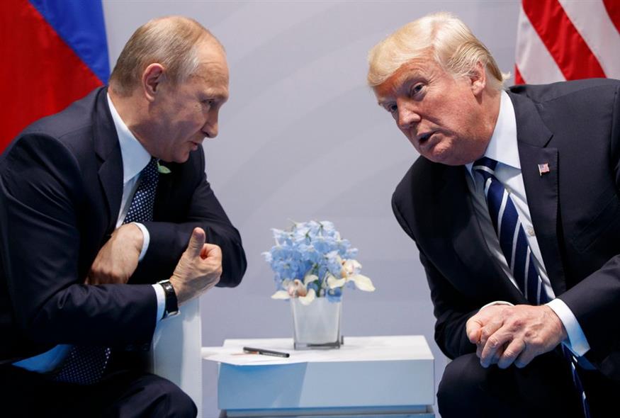 Ντοναλντ Τραμπ και Βλαντιμιρ Πουτιν / AP Photo/Evan Vucci