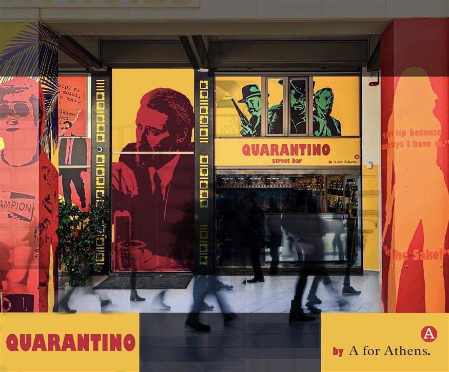 Το νέο street bar του Α for Athens στήνει το δικό του ταραντινικό μικροσύμπαν στην οδό Μιαούλη