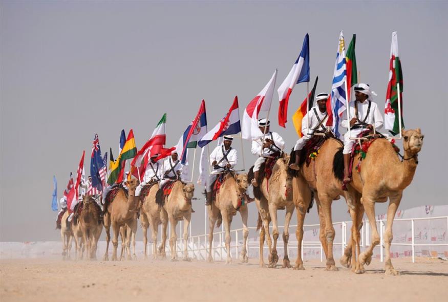 καμήλες στο Κατάρ/AP