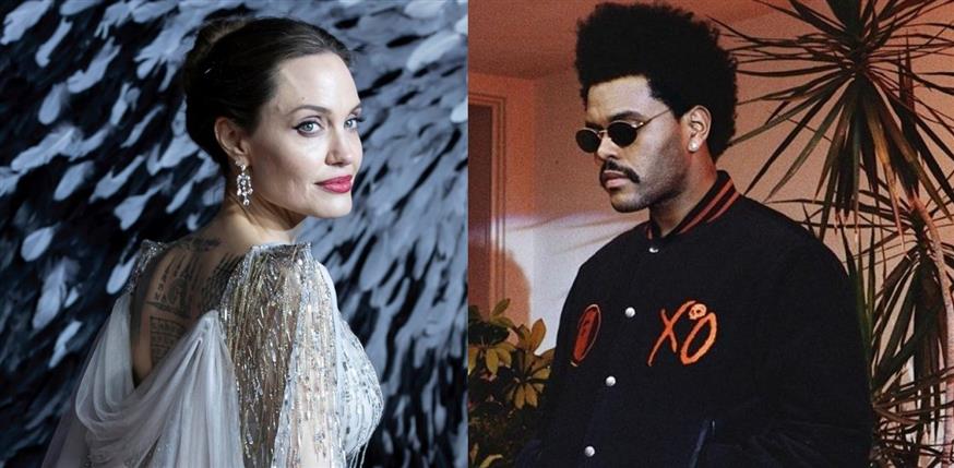 Αντζελίνα Τζολί (AP photo) και Weeknd (Instagram)
