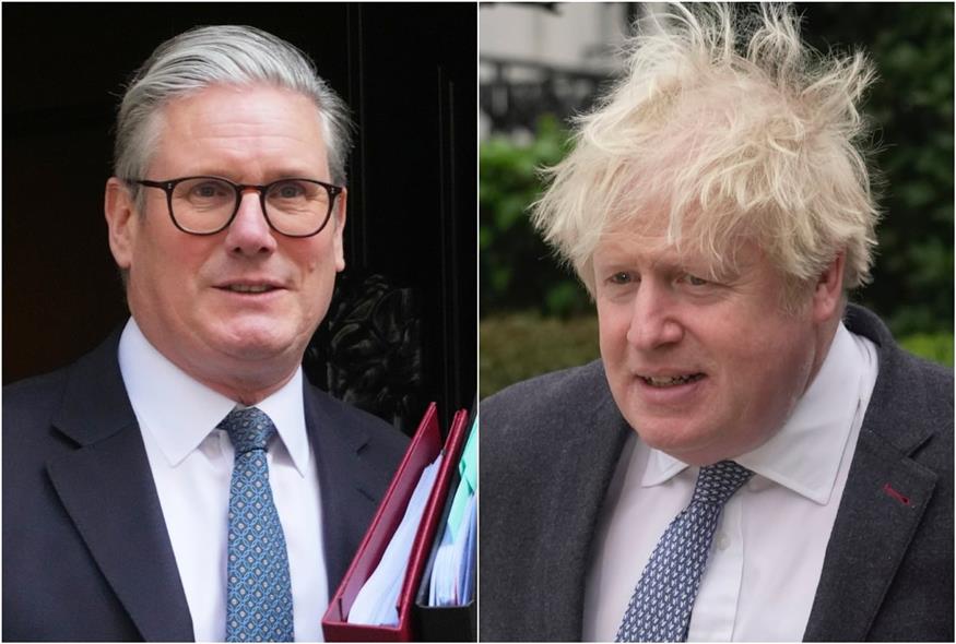 Κιρ Στάρμερ - Μπόρις Τζόνσον (AP)