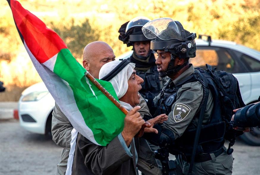 Διαμαρτυρία από Παλαιστίνιο στο Ισραήλ (AP)