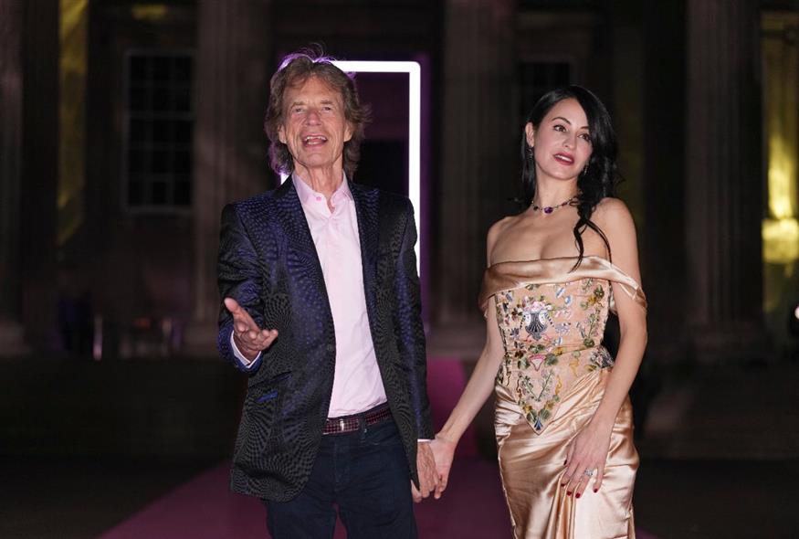 Μικ Τζάγκερ και Μέλανι Χάμρικ (Copyright: Scott A Garfitt/Invision/AP)