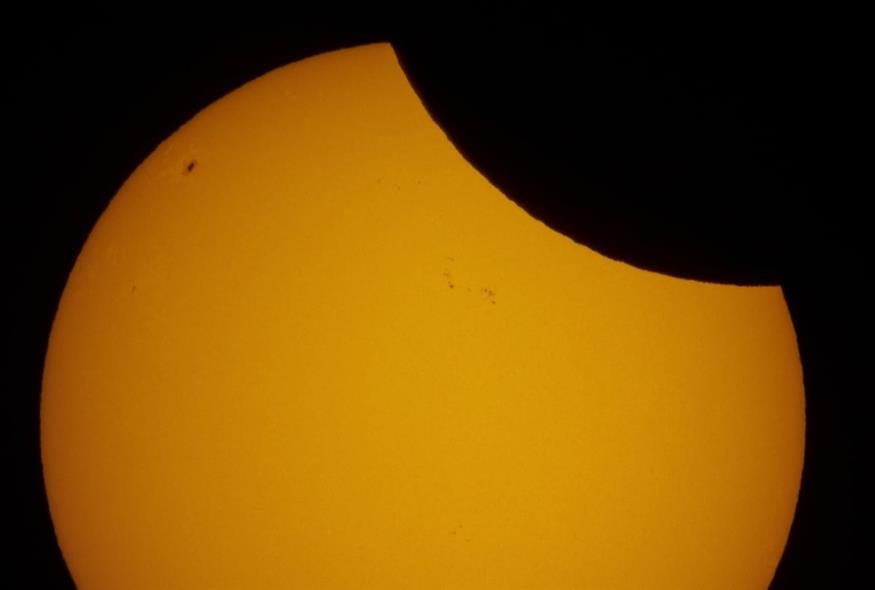 Ηλιακή έκλειψη (Dmitri Lovetsky/AP)