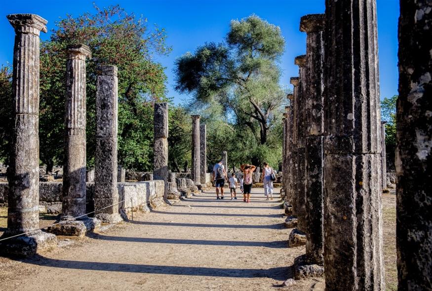 Ο αρχαιολογικός χώρος της Αρχαίας Ολυμπίας (ΑΝΤΩΝΗΣ ΝΙΚΟΛΟΠΟΥΛΟΣ/EUROKINISSI)