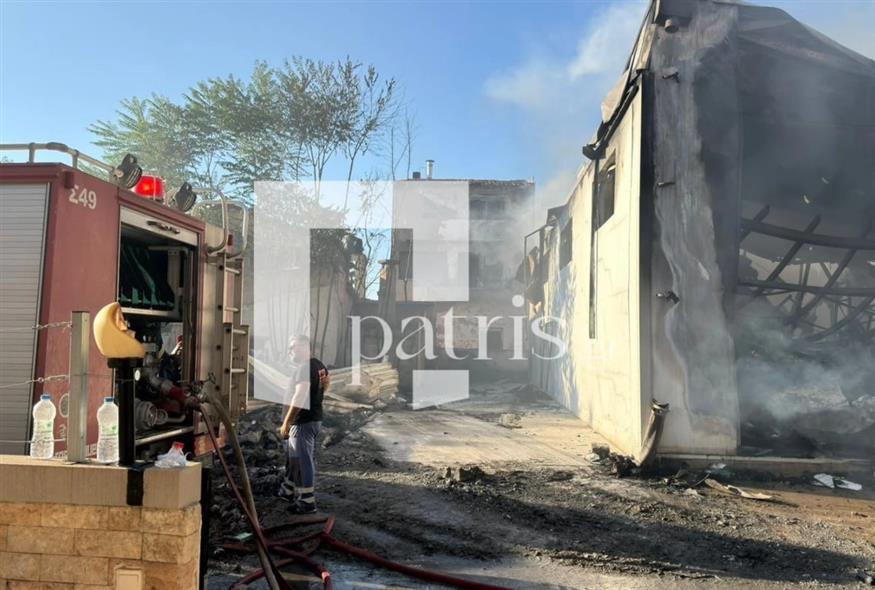 Η φωτιά στο Ηράκλειο (patris.gr)
