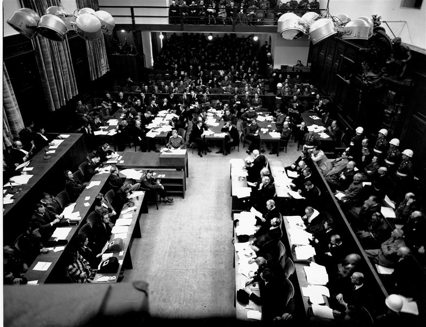 Η αίθουσα όπου διεξήχθη η Δίκη της Νυρεμβέργης (AP Photo)