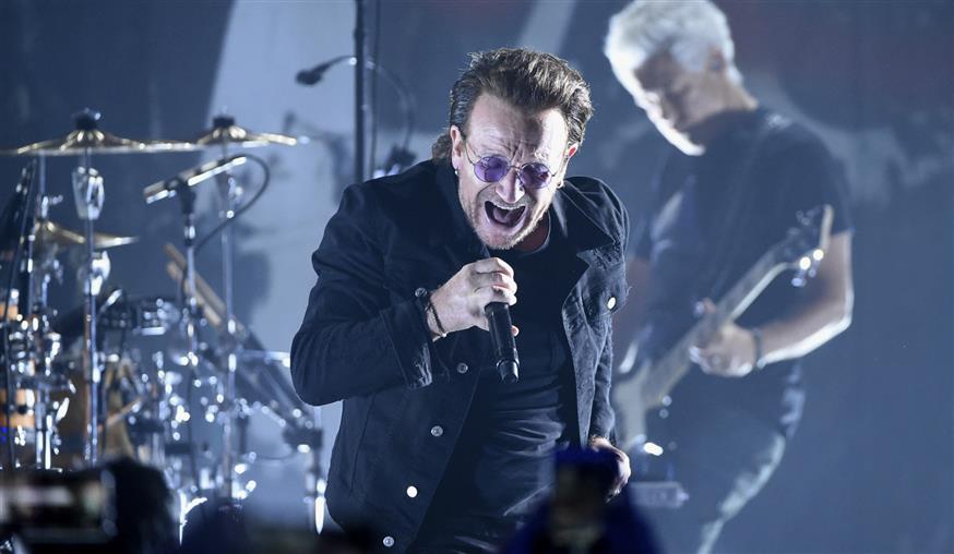 Ο Μπόνο των U2 (AP/Evan Agostini)