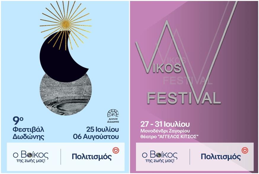 Το φυσικό μεταλλικό νερό Βίκος στηρίζει δυο σημαντικά πολιτιστικά φεστιβάλ στην Ήπειρο