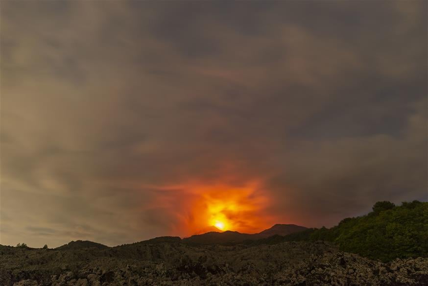 Το ηφαίστειο Αίτνα /(AP Photo/Salvatore Allegra)