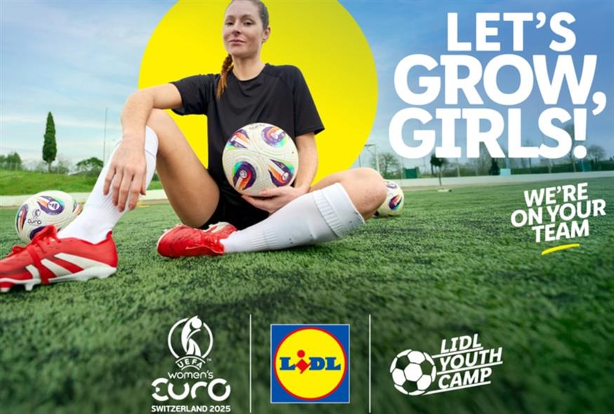 Η Lidl φέρνει το Lidl Youth Camp στο UEFA Women’s EURO 2025™
