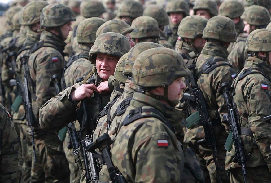 Πολωνοί στρατιώτες/ AP