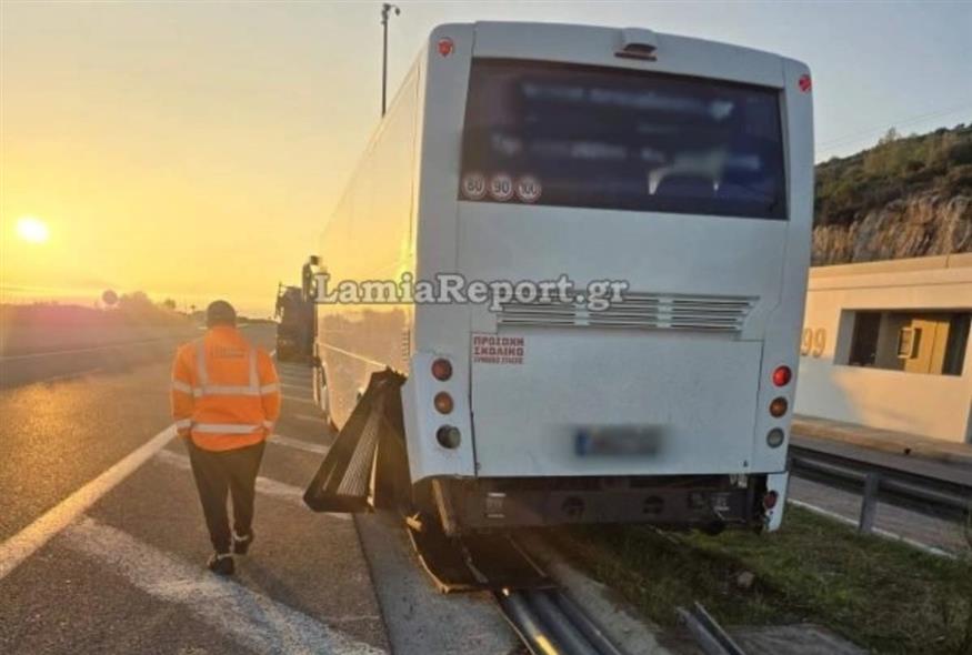 Τροχαίο στην Εθνικη Οδό/lamiareport.gr