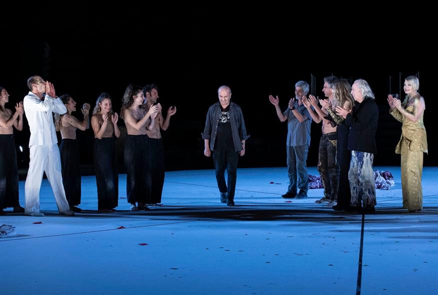 «Ορέστεια» σε σκηνοθεσία Θεόδωρου Τερζόπουλου (Copyright: NDP)