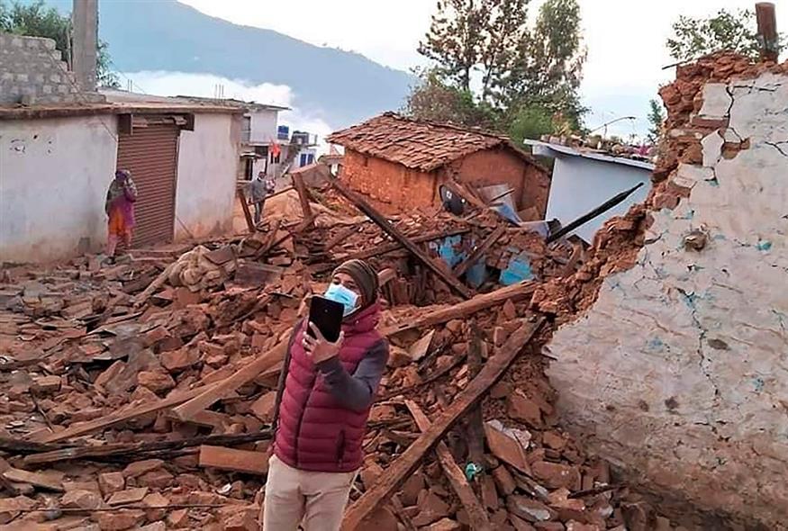 Σεισμός στο Νεπάλ (Nepal Prime Minister's Office via AP)