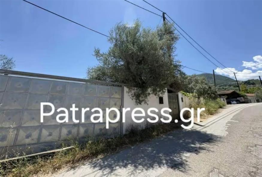 Το σπίτι του 55χρονου φυγά (patrapress.gr) Το σπίτι του 55χρονου φυγά (patrapress.gr)
