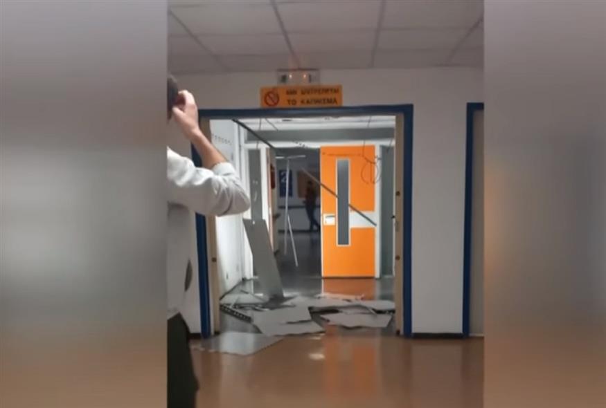 Κατέρρευσε η ψευδοροφή του νοσοκομείου του Ρίου (YouTube)