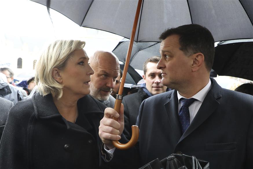 Mari Le Pen (Ludovic Mari, Pool via AP)