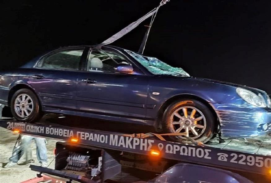 اخبار اليونان - مقتل شخصين في إثر سقوط سيارة في ميناء أوروبوس