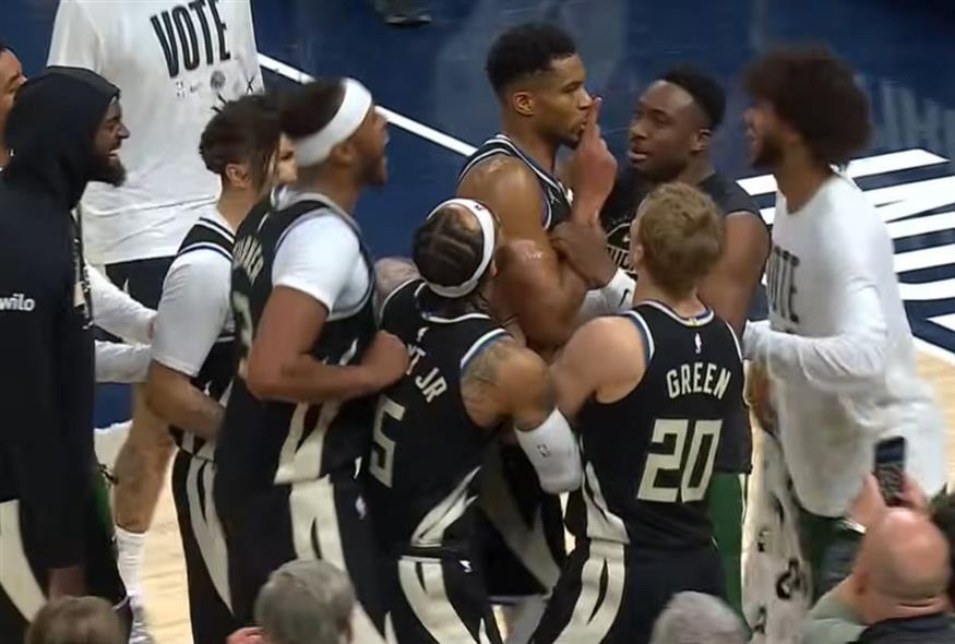 Ο Γιάννης Αντετοκούνμπο ζητά ησυχία... (video capture)