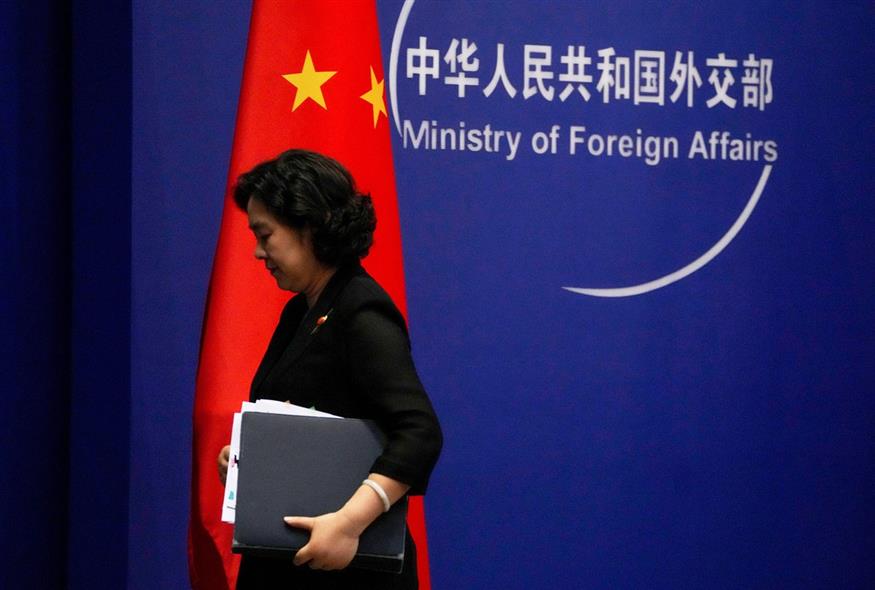 Η εκπρόσωπος του κινεζικού υπουργείου Εξωτερικών Hua Chunying / AP Photo/Andy Wong
