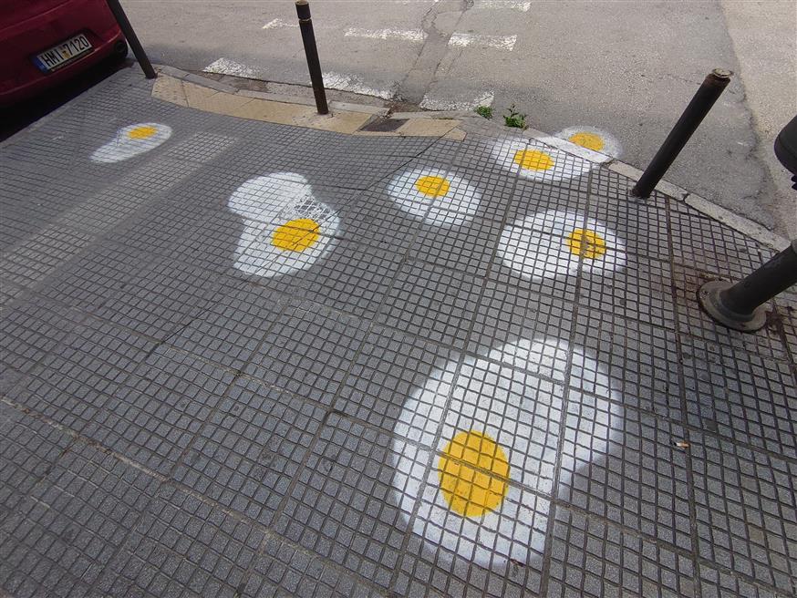 Τηγανητά αυγά στους δρόμους της Θεσσαλονίκης/ΑΠΕ - ΜΠΕ