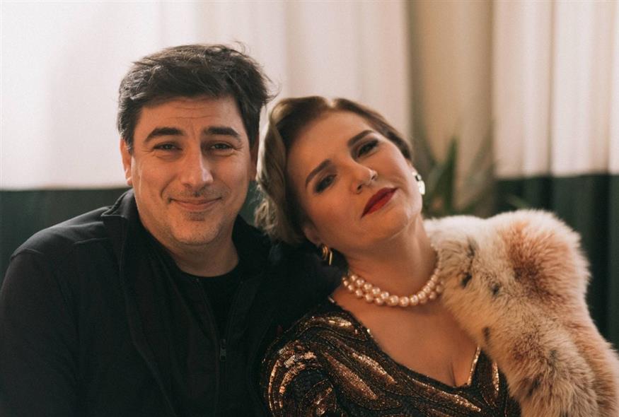 Βασίλης Μαυρογεωργίου και Μπέσσυ Μάλφα (Copyright: Angel Ballesteros)